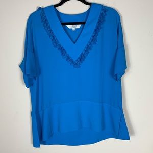 Crosby by Mollie Burch Suzie Tunic in Teal Blue